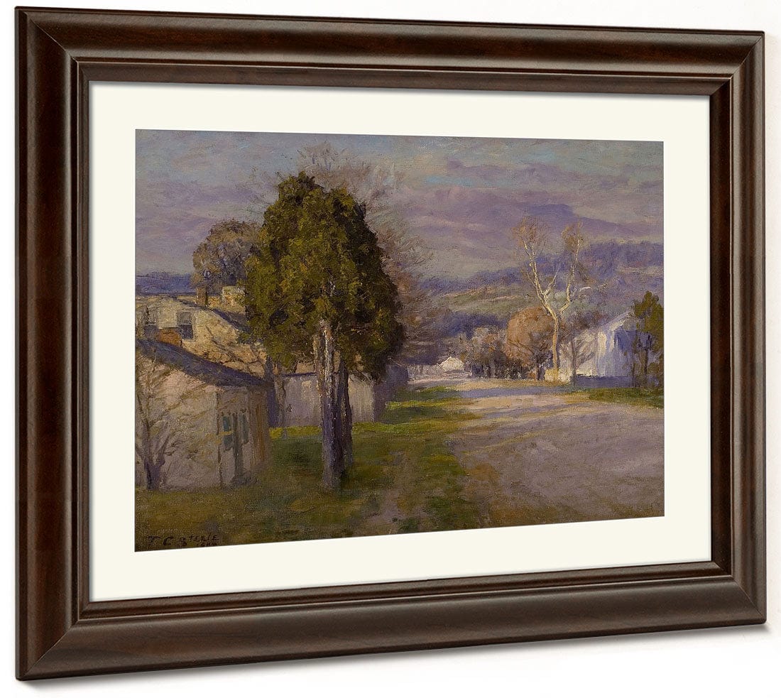 Brookville   A Street By Theodore Clement Steele Phoenix 4x3