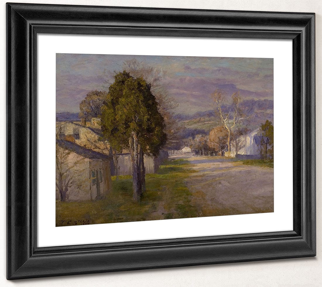 Brookville   A Street By Theodore Clement Steele Phoenix 4x3