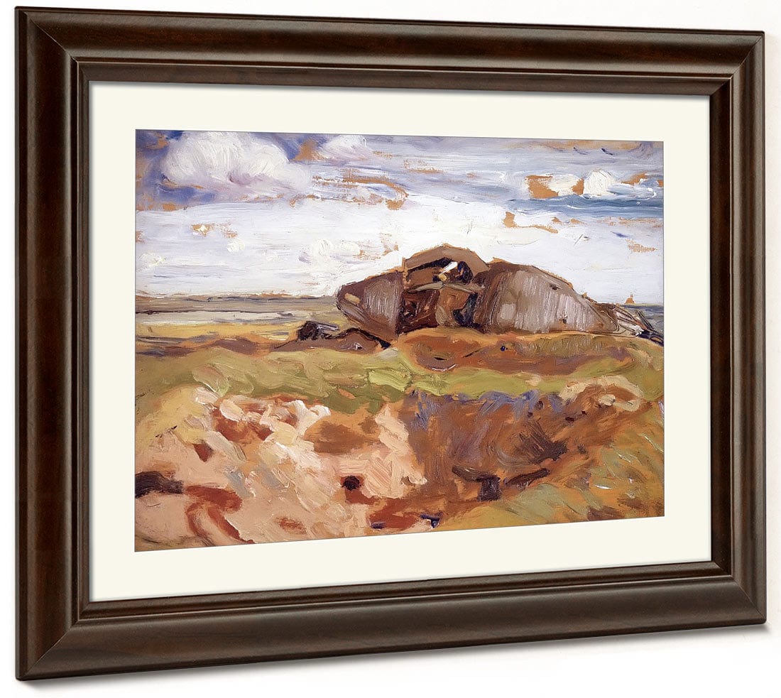 Burnt Out Tank By Fh Varley Phoenix 4x3