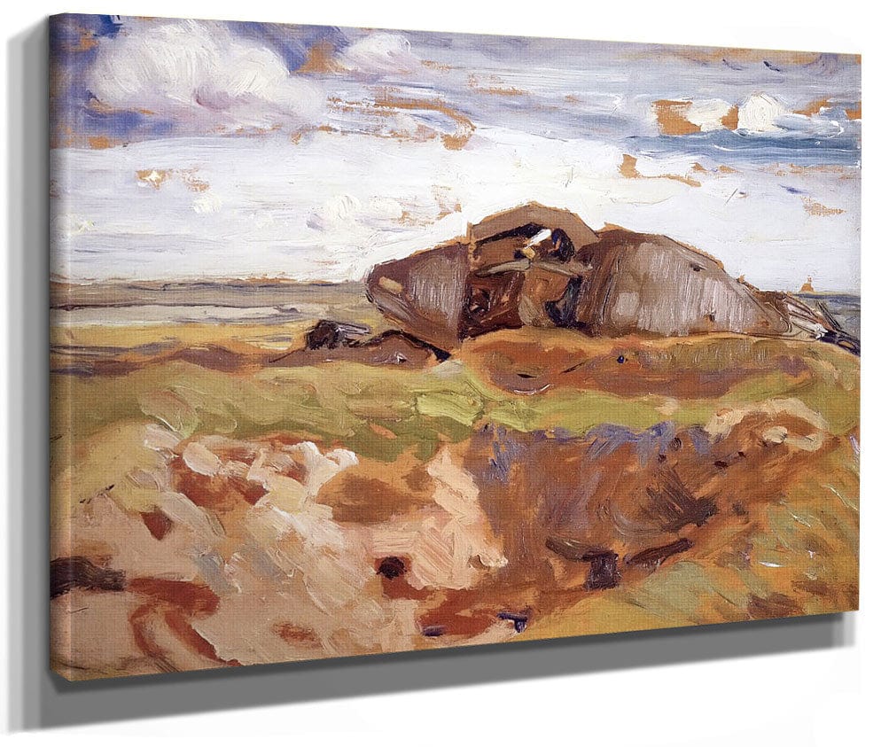 Burnt Out Tank By Fh Varley Phoenix 4x3