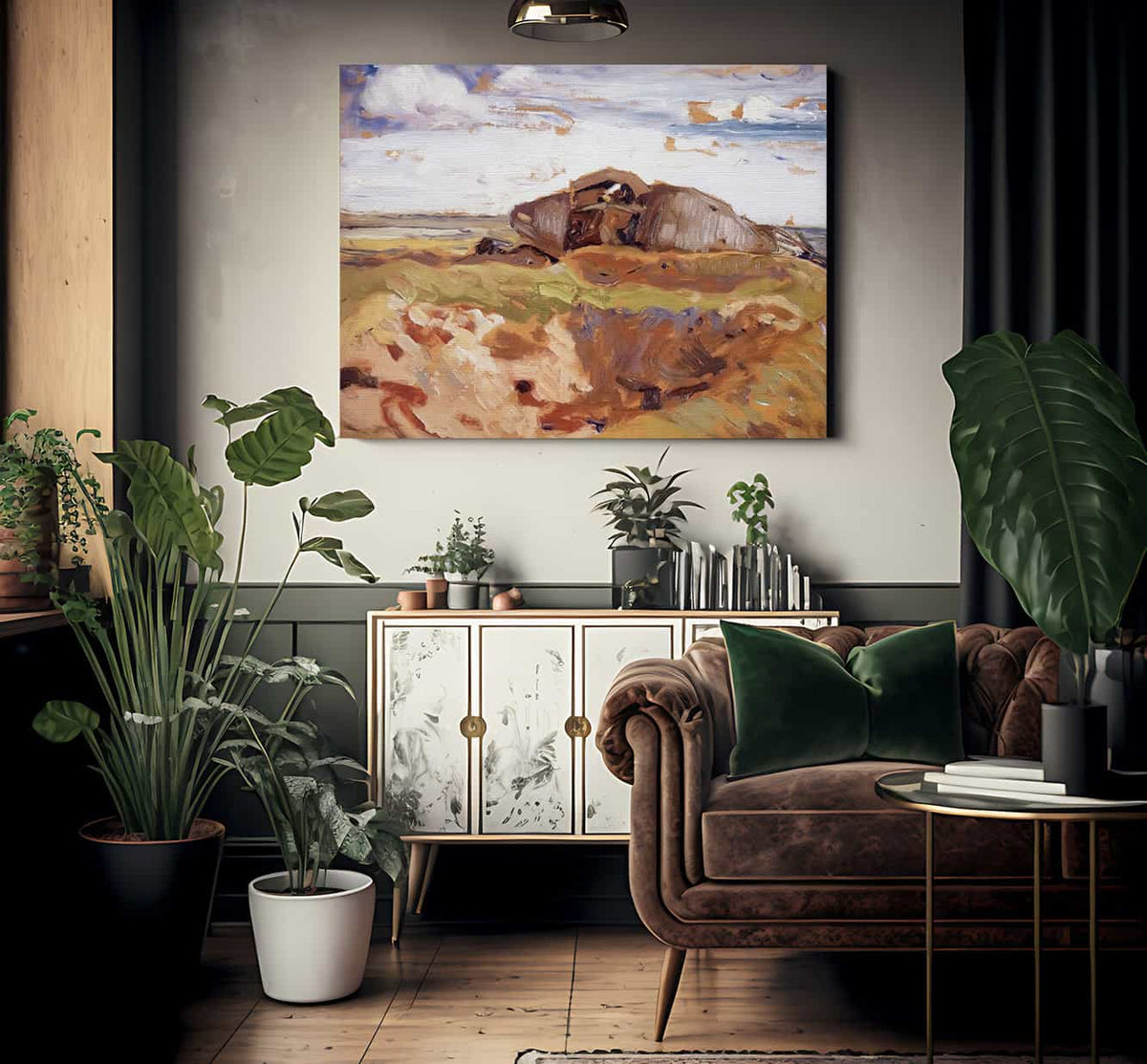 Burnt Out Tank By Fh Varley Phoenix 4x3