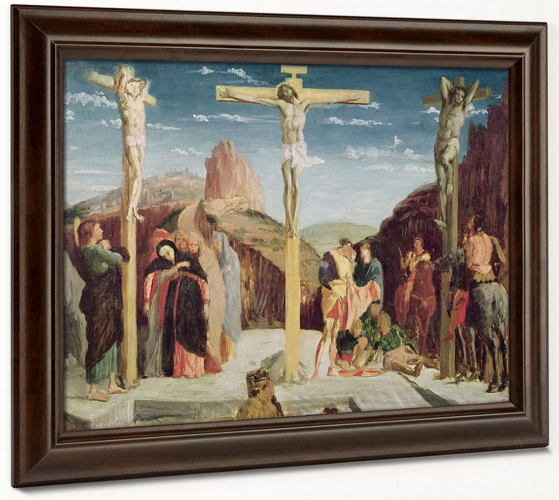 Calvary, After A Painting By Andrea Mantegna (1431 1506) (Oil On Canvas) By Edgar Degas Phoenix 4x3