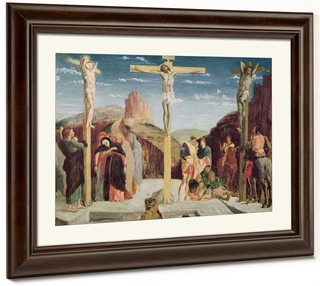 Calvary, After A Painting By Andrea Mantegna (1431 1506) (Oil On Canvas) By Edgar Degas Phoenix 4x3