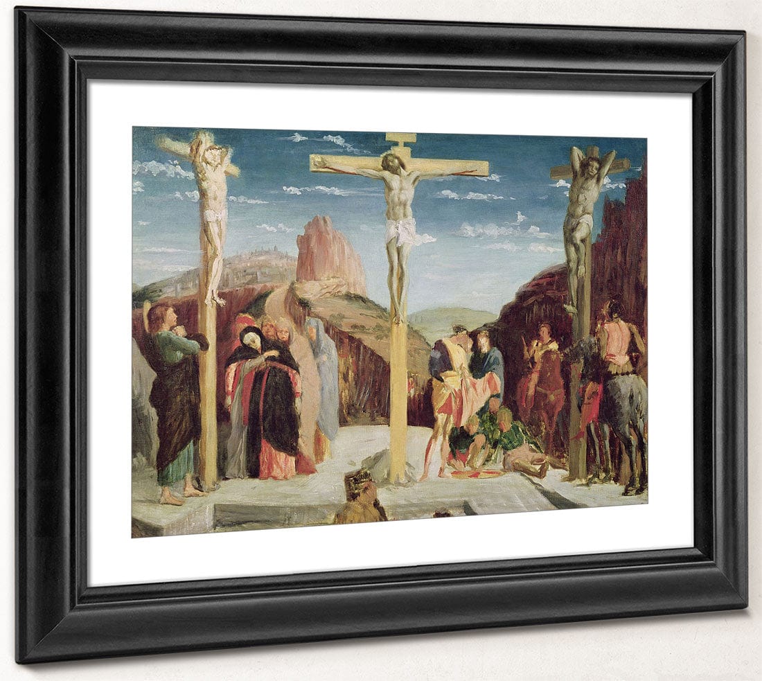 Calvary, After A Painting By Andrea Mantegna (1431 1506) (Oil On Canvas) By Edgar Degas Phoenix 4x3