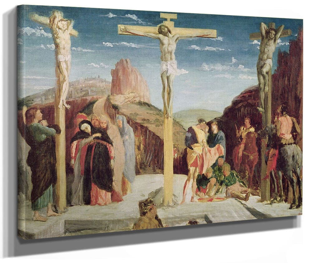Calvary, After A Painting By Andrea Mantegna (1431 1506) (Oil On Canvas) By Edgar Degas Phoenix 4x3