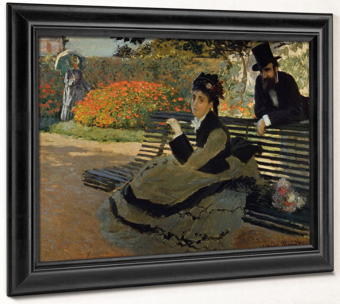 Camille Monet On A Garden Bench By Claude Monet Phoenix 4x3