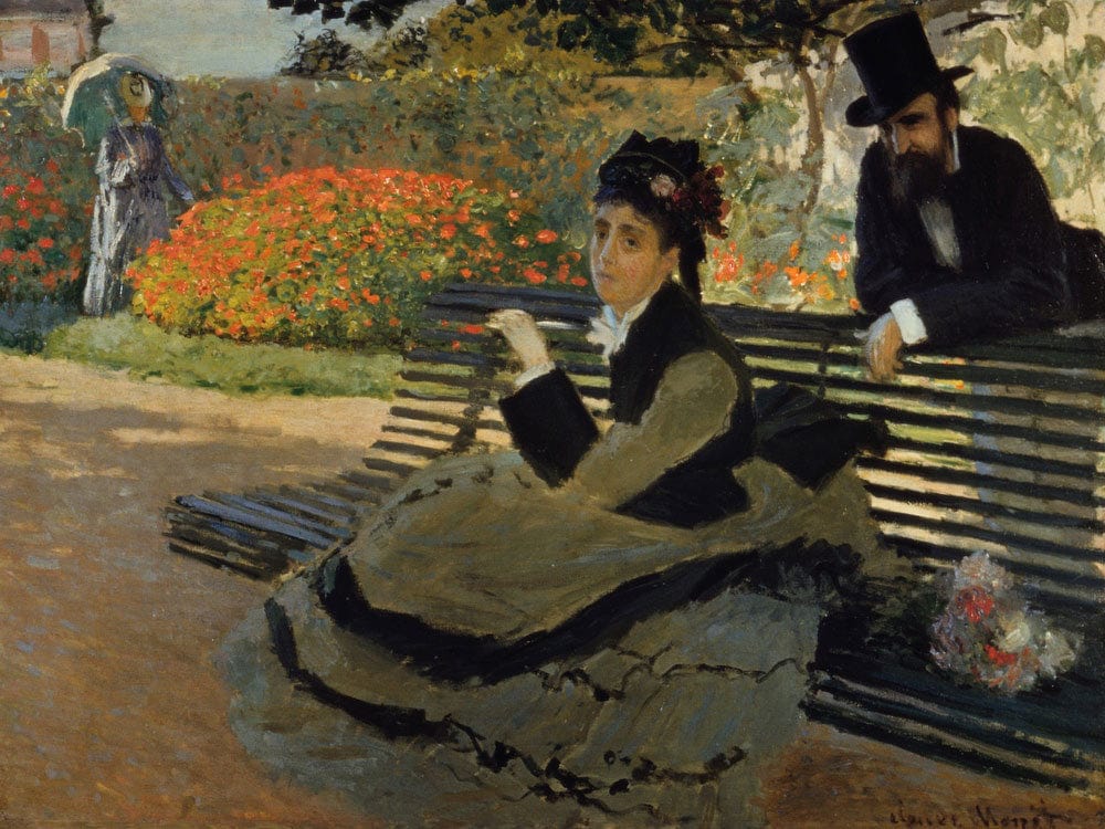 Camille Monet On A Garden Bench By Claude Monet Phoenix 4x3
