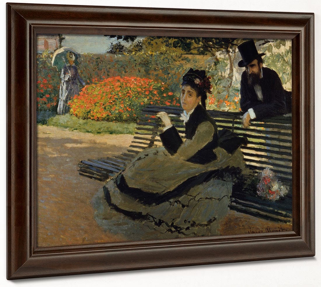 Camille Monet On A Garden Bench By Claude Monet Phoenix 4x3