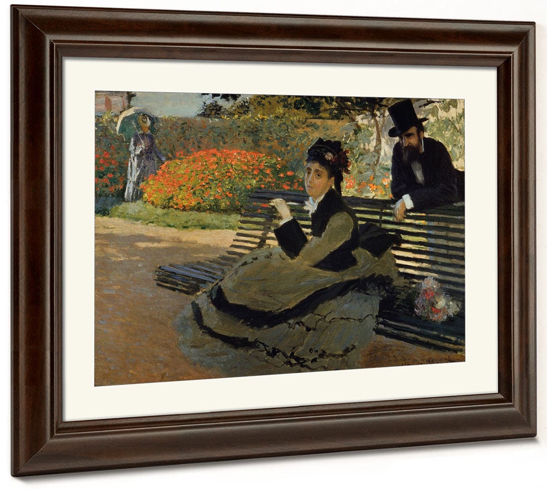 Camille Monet On A Garden Bench By Claude Monet Phoenix 4x3