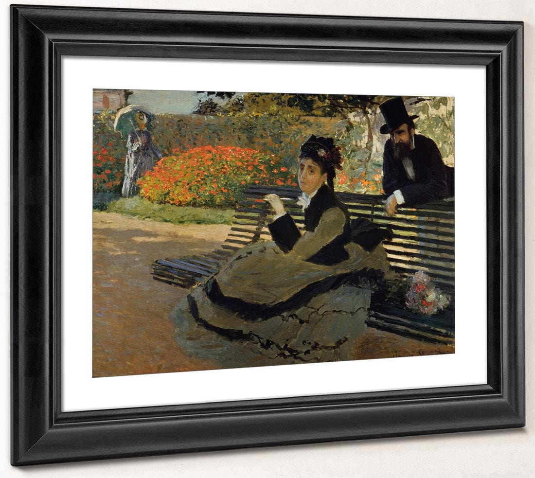 Camille Monet On A Garden Bench By Claude Monet Phoenix 4x3
