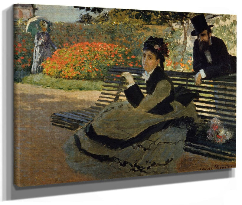 Camille Monet On A Garden Bench By Claude Monet Phoenix 4x3