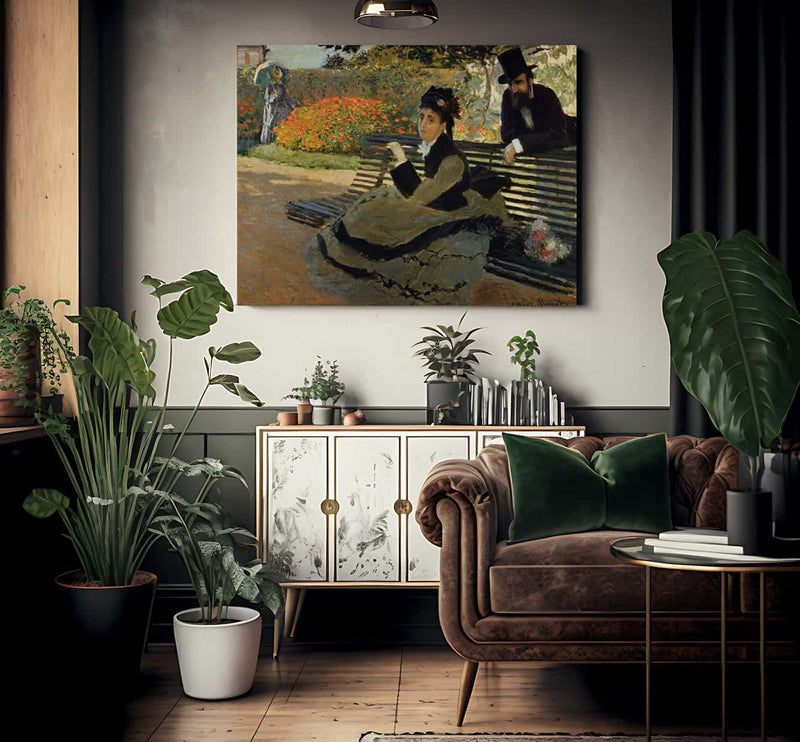 Camille Monet On A Garden Bench By Claude Monet Phoenix 4x3