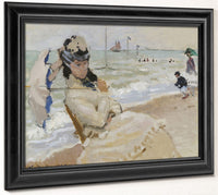 Camille On The Beach In Trouville By Claude Monet Phoenix 4x3
