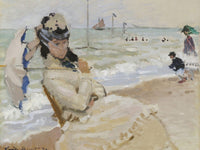 Camille On The Beach In Trouville By Claude Monet Phoenix 4x3