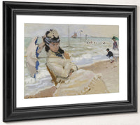 Camille On The Beach In Trouville By Claude Monet Phoenix 4x3