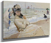 Camille On The Beach In Trouville By Claude Monet Phoenix 4x3