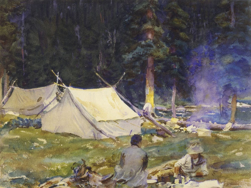 Camping Near Lake O'hara By John Singer Sargent Phoenix 4x3