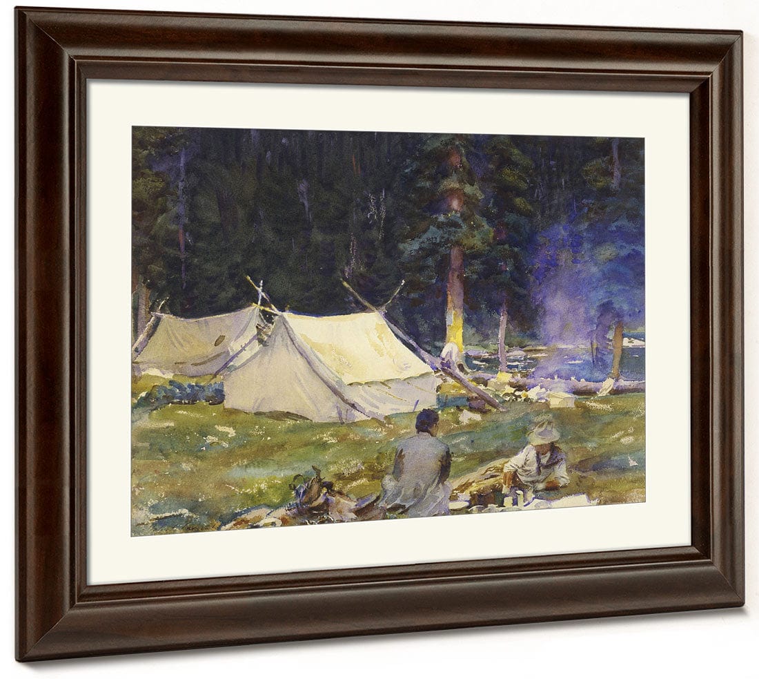 Camping Near Lake O'hara By John Singer Sargent Phoenix 4x3