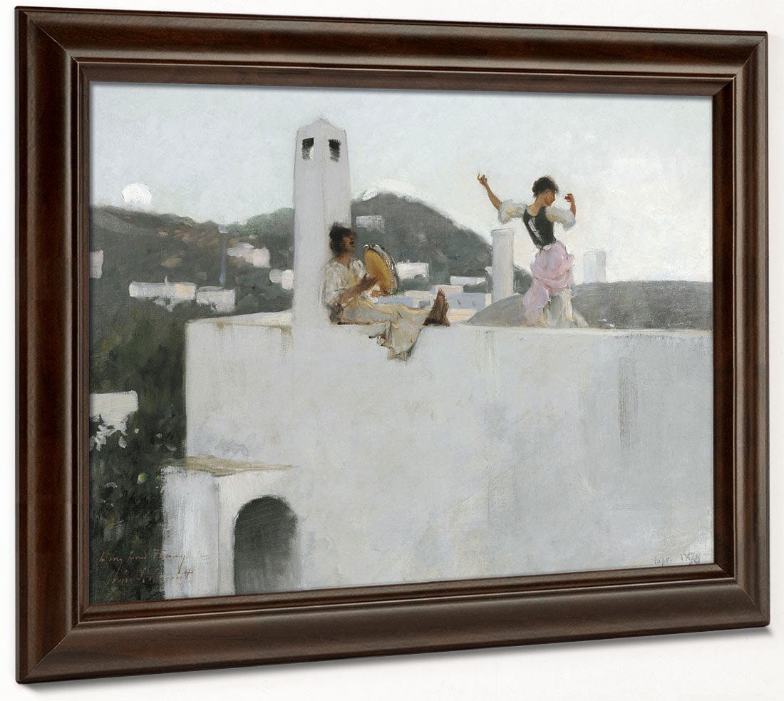Capri Girl On A Rooftop By John Singer Sargent Phoenix 4x3