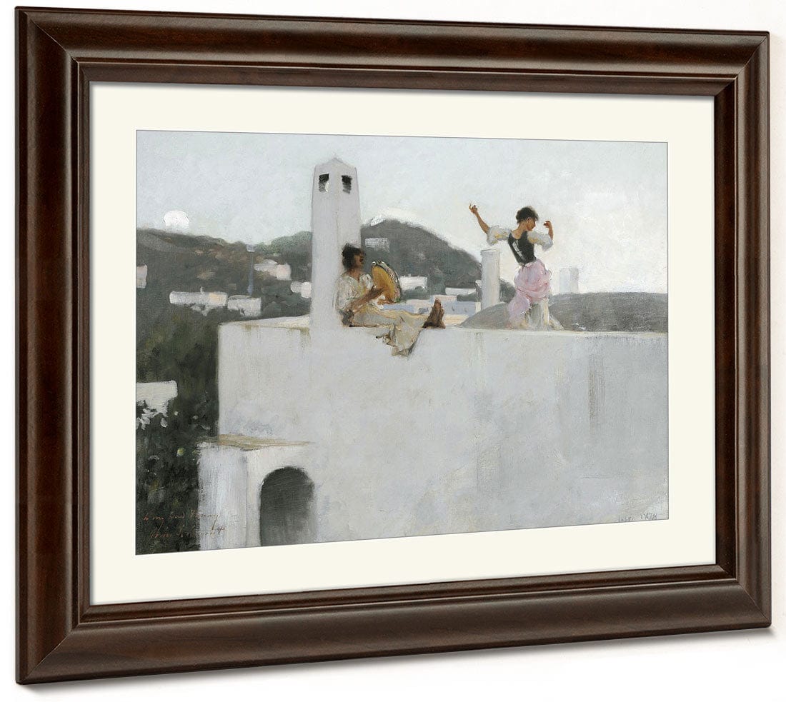 Capri Girl On A Rooftop By John Singer Sargent Phoenix 4x3