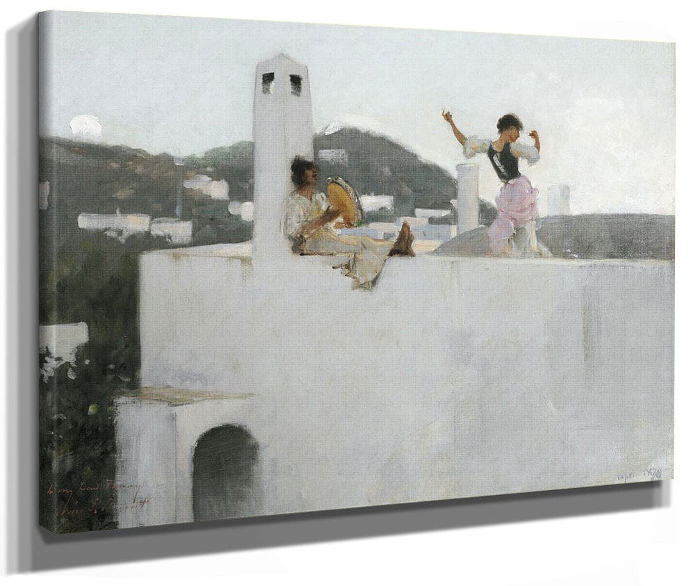 Capri Girl On A Rooftop By John Singer Sargent Phoenix 4x3