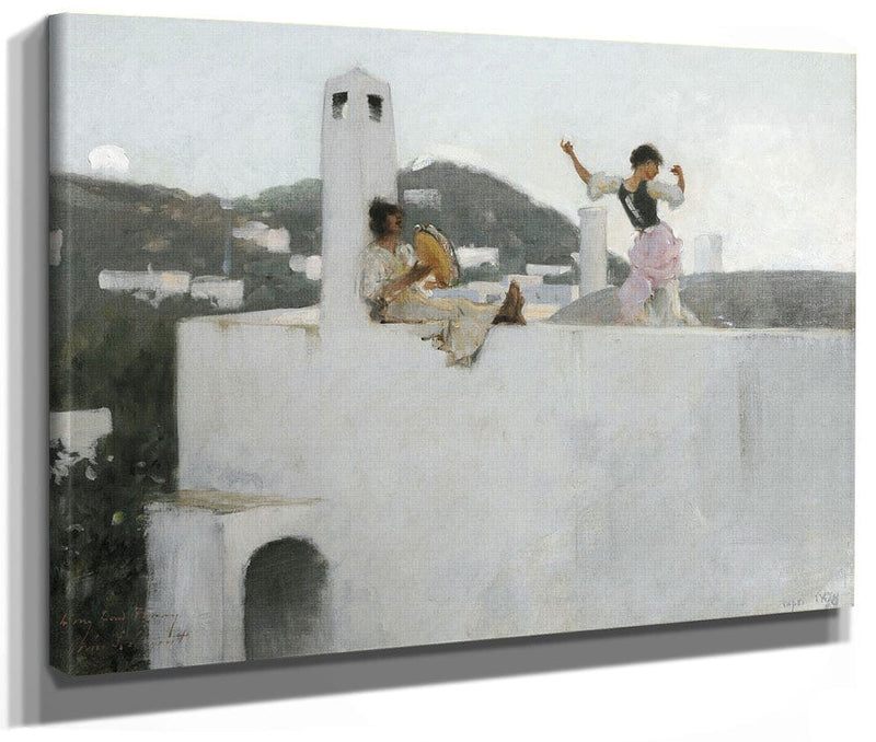 Capri Girl On A Rooftop By John Singer Sargent Phoenix 4x3