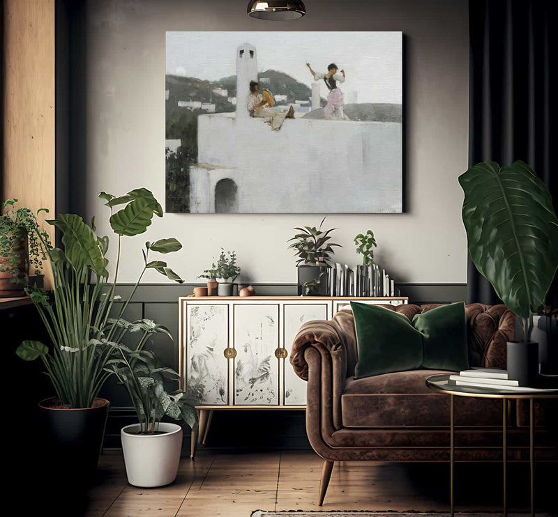 Capri Girl On A Rooftop By John Singer Sargent Phoenix 4x3