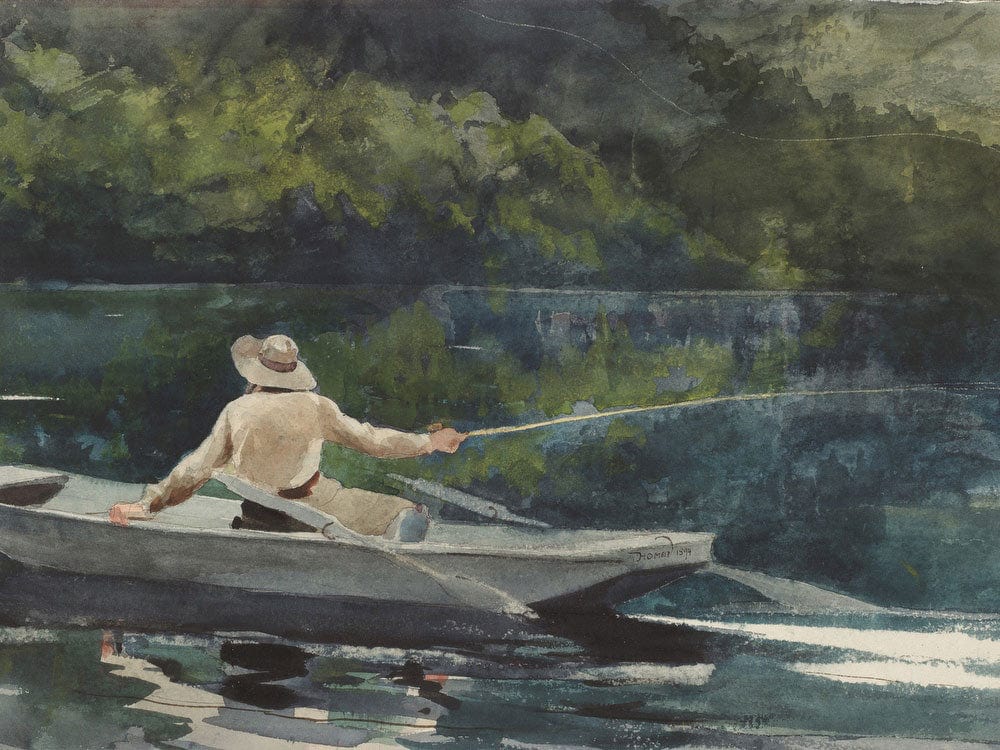 Casting, Number Two By Winslow Homer Phoenix 4x3