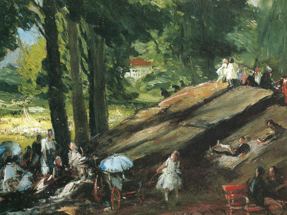 Central Park 1920 By Everett Shinn Phoenix 4x3
