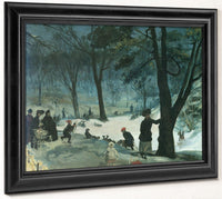 Central Park Winter 1905 By William Glackens Phoenix 4x3