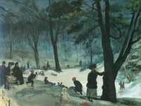 Central Park Winter 1905 By William Glackens Phoenix 4x3