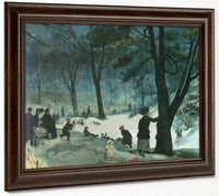 Central Park Winter 1905 By William Glackens Phoenix 4x3