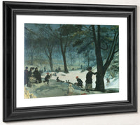 Central Park Winter 1905 By William Glackens Phoenix 4x3