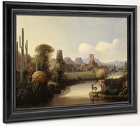 Chain Of Spires Along The Gila River By John Mix Stanley Phoenix 4x3