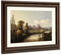 Chain Of Spires Along The Gila River By John Mix Stanley Phoenix 4x3