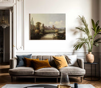 Chain Of Spires Along The Gila River By John Mix Stanley Phoenix 4x3