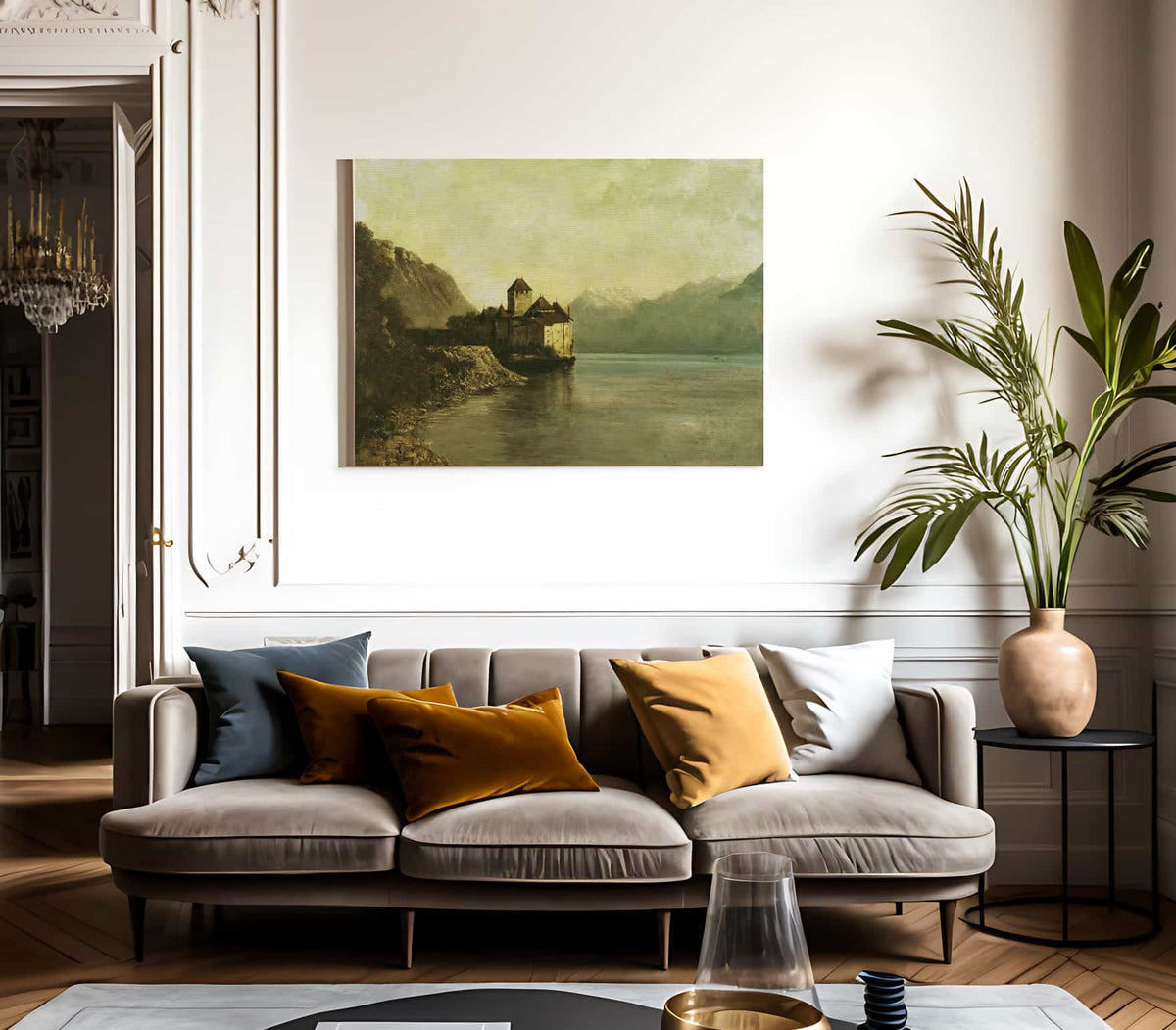 Chateau De Chillon By Jean Desire Gustave Courbet Phoenix 4x3