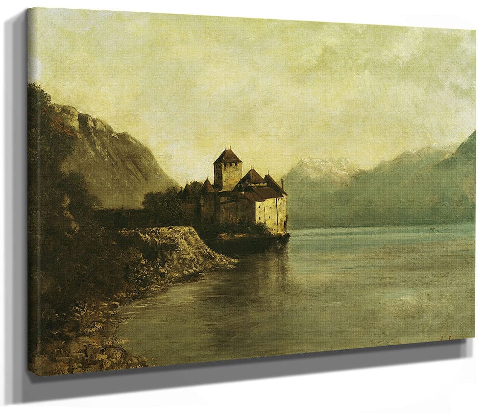 Chateau De Chillon By Jean Desire Gustave Courbet Phoenix 4x3
