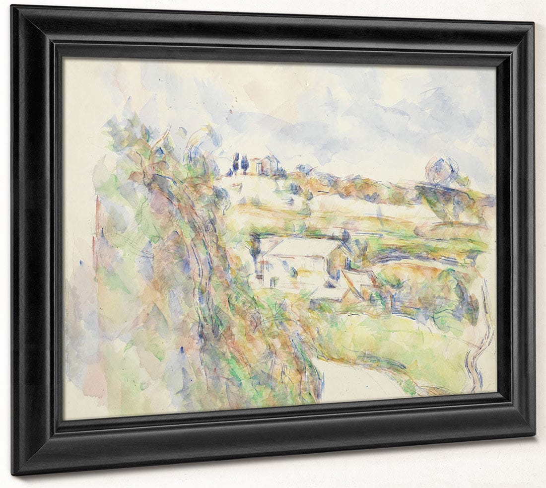 Chemin Des Lauves The Turn In The Road By Paul Cezanne Phoenix 4x3