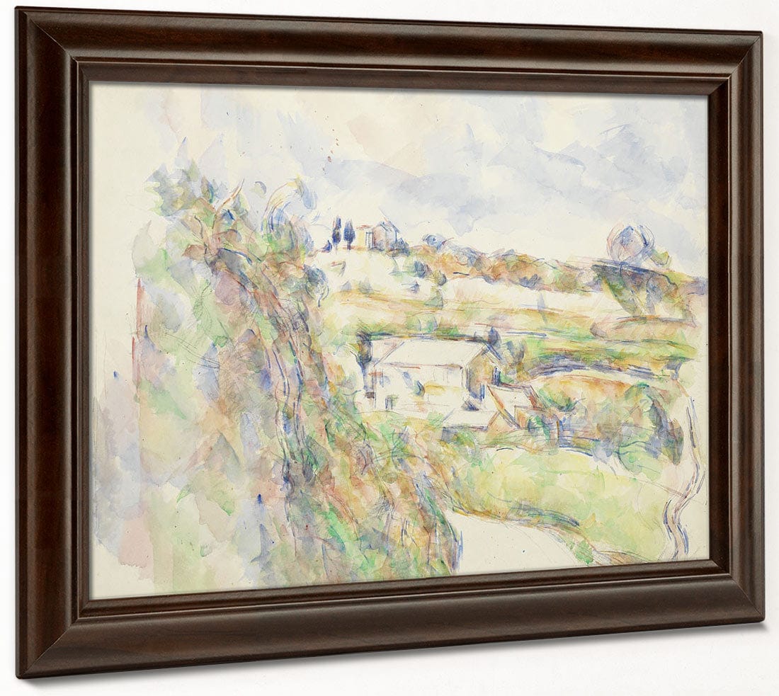 Chemin Des Lauves The Turn In The Road By Paul Cezanne Phoenix 4x3