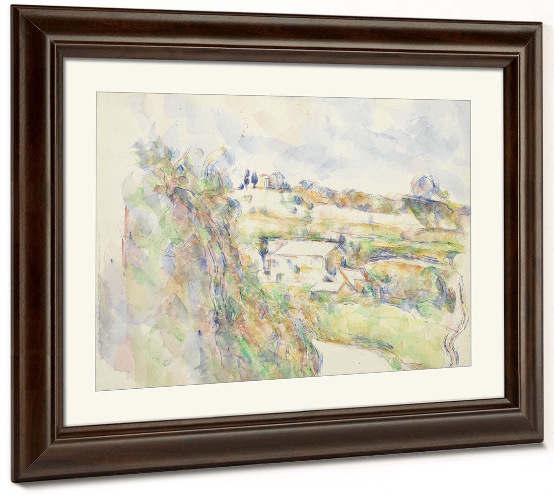 Chemin Des Lauves The Turn In The Road By Paul Cezanne Phoenix 4x3