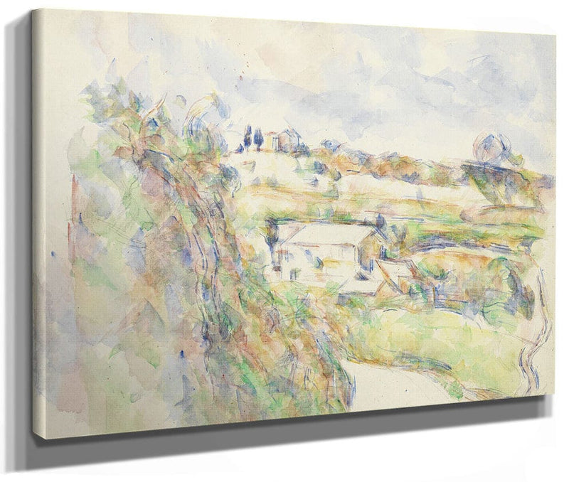 Chemin Des Lauves The Turn In The Road By Paul Cezanne Phoenix 4x3