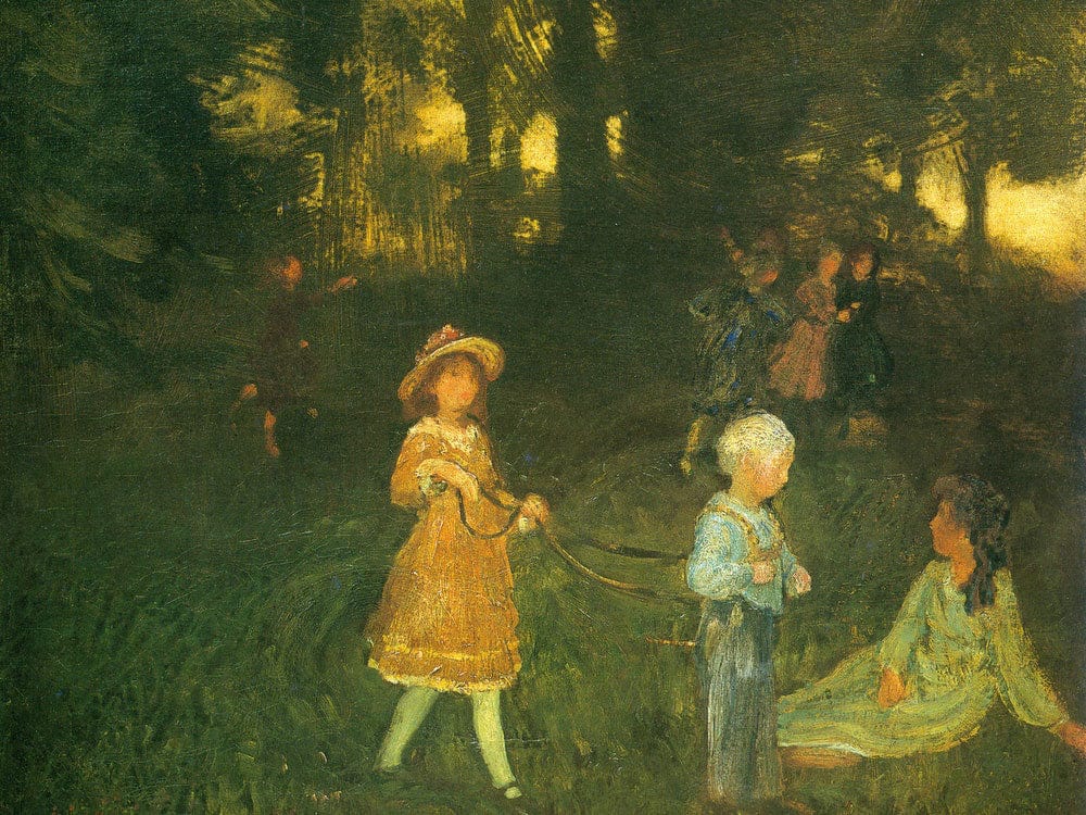 Children Playing 1896 By Arthur B Davies Phoenix 4x3