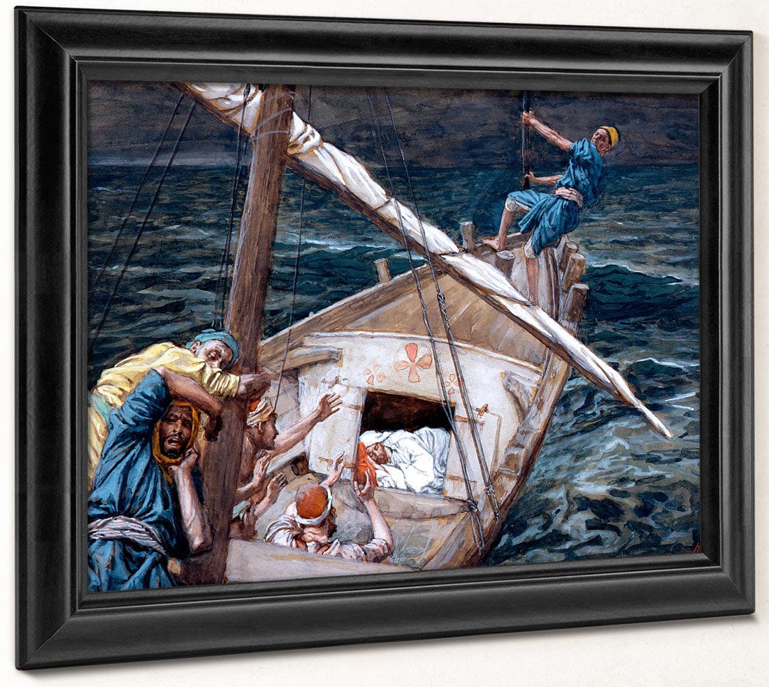 Christ Asleep During The Storm By James Tissot Phoenix 4x3