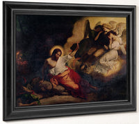 Christ In The Garden Of Olives By Ferdinand Victor Eugene Delacroix Phoenix 4x3