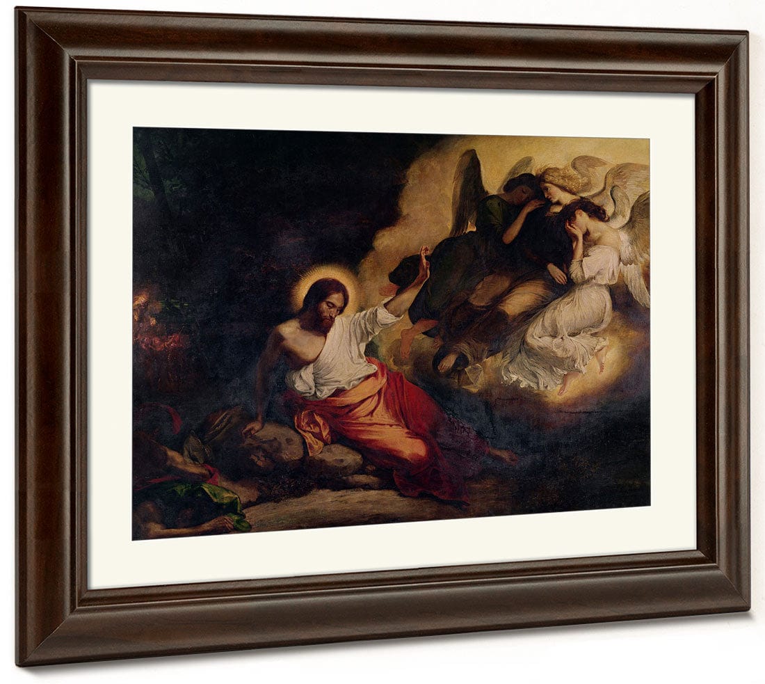 Christ In The Garden Of Olives By Ferdinand Victor Eugene Delacroix Phoenix 4x3