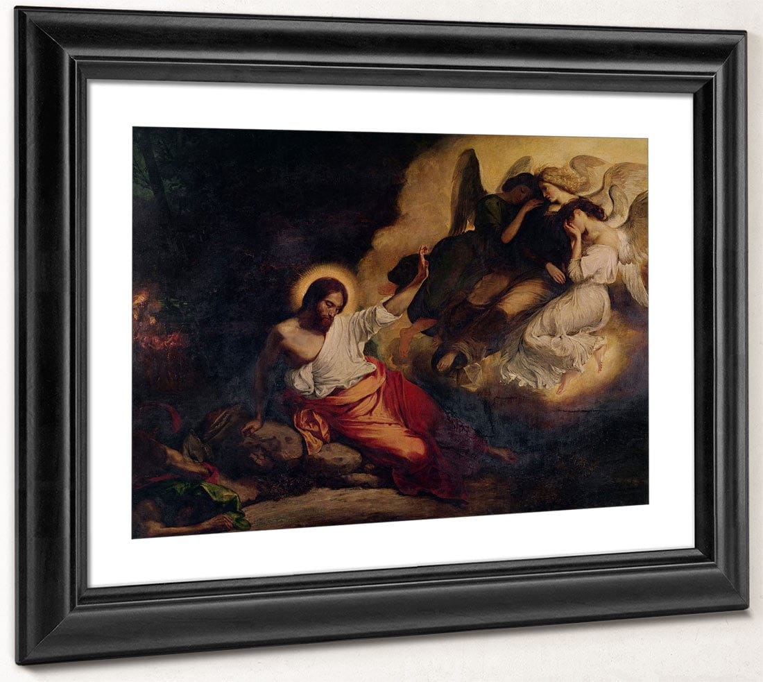Christ In The Garden Of Olives By Ferdinand Victor Eugene Delacroix Phoenix 4x3