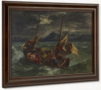 Christ On The Sea Of Galilee By Ferdinand Victor Eugene Delacroix Phoenix 4x3