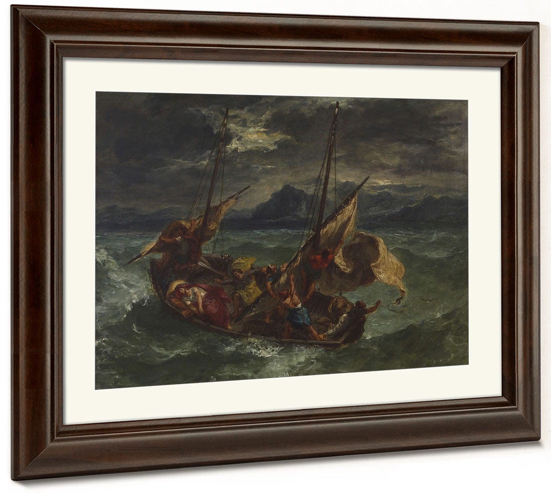 Christ On The Sea Of Galilee By Ferdinand Victor Eugene Delacroix Phoenix 4x3