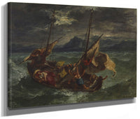 Christ On The Sea Of Galilee By Ferdinand Victor Eugene Delacroix Phoenix 4x3